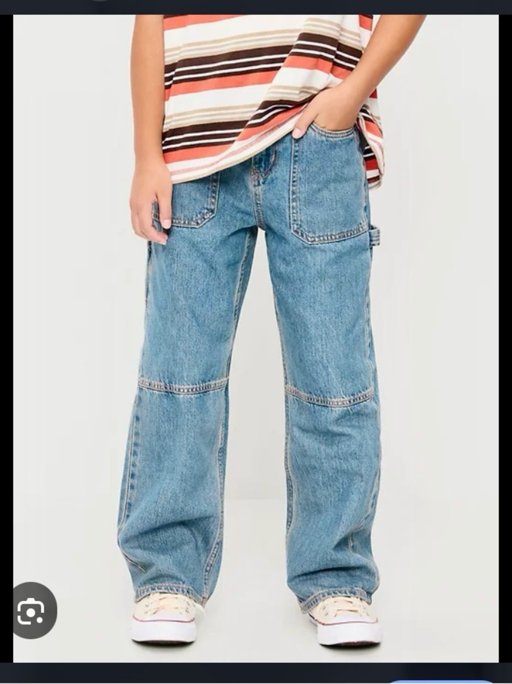 Old Navy Light Blue Carpenter Jeans for Kids